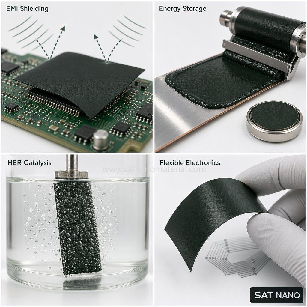 Single Layer Molybdenum Carbide Mo2CTx MXene powder application