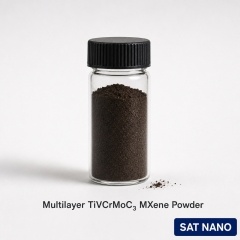 High Entropy Alloy Multilayer TiVCrMoC3 MXene powder