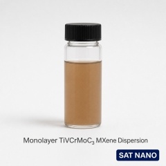 High Entropy Alloy Single layer TiVCrMoC3 MXene dispersion